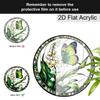 Acrylic Butterfly & Lily of the Valley Suncatcher Stained Glass Effect Window Hanging Ornament Floral & Insect Themed Gift for Home