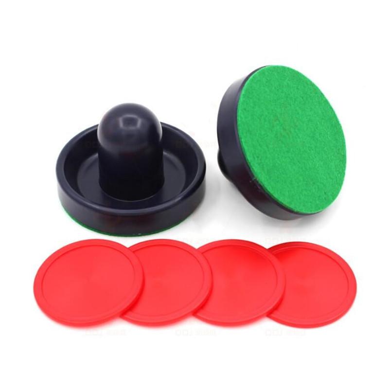 Tavolo da Air Hockey da Interno 76mm Set Spingitori in Feltro Pucks Hockey Accessorio