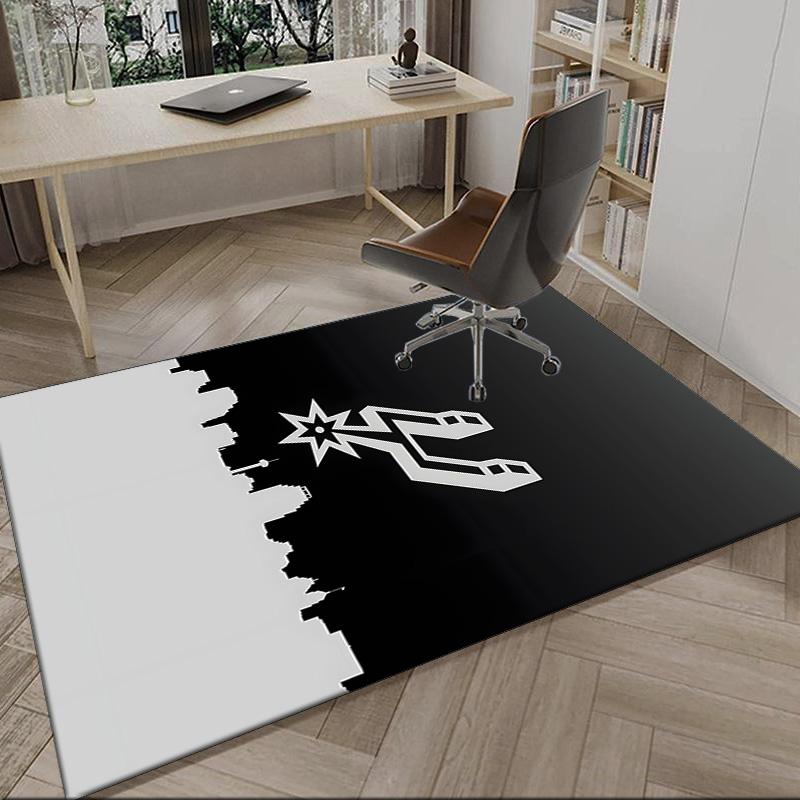 San Antonio Logo  Carpet, Kitchen Rugs, Yoga Mat, Non-Slip Mats, Rug for Bathroom, Living Room Bedroom, Camping Rugs Christmas Gift
