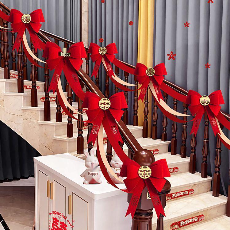 Wedding Handrail Decor: Stair & Balcony Floral Accents for Venue Styling