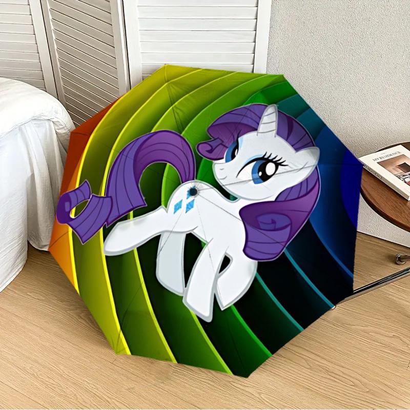 

1pc My Little Pony Automatic Folding Umbrella] Durable Iron Frame & Rod, Portable Folding, Makes a Great Holiday Gift yy251016274
