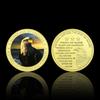 Famous auspicious bird of rare animals in the United States, bald eagle metal commemorative coin, commemorative medal