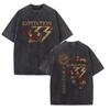 Expdition Vintage Washed T Shirts Unisex Women Cotton Tshirt Streetwear Casual High Quality Oversized
