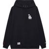 New Era Blue And White Porcelain Series MLB Los Angeles Dodgers Loose Fit Graphic Print Drawstring Hoodie Unisex Hoodies Black 14385193