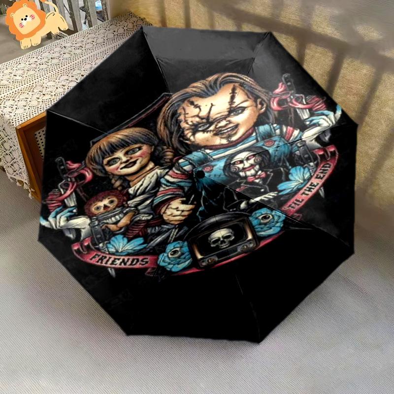 Chucky's Deadly Return Folding umbrella Umbrella Suitable for all seasons travel Umbrella Gift
