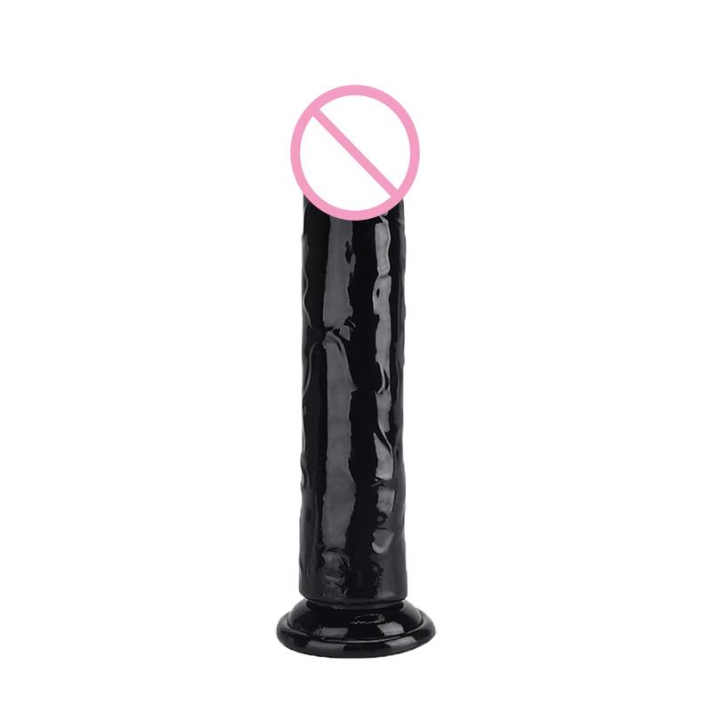 Large Crystal TPE Soft Eggless Dildo - Long-lasting Transparent Adult Pleasure Device