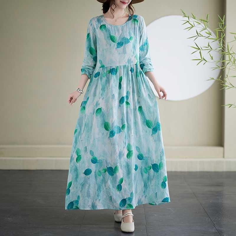 Actual 2025 Early Fall New Floral Dresses