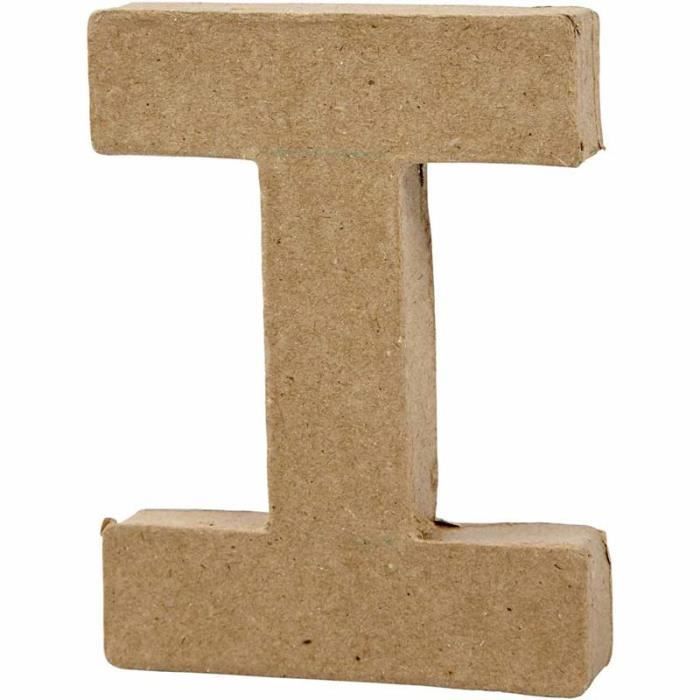 Handmade Paper Mache Letter. Ref 26647
