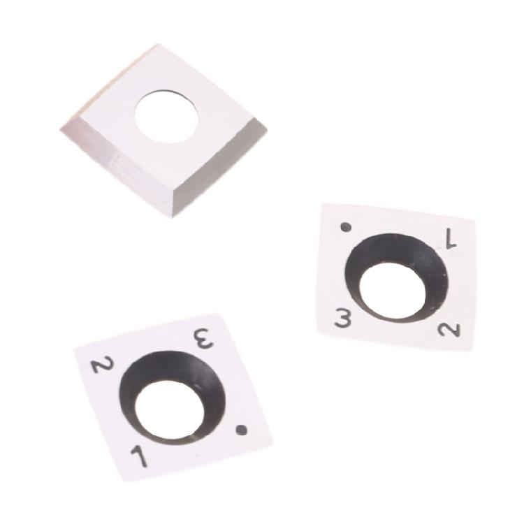 Hårdmetallskär Bytesskär 15x15x2,5mm R100-81° Fyrkantiga Hårdmetallskär