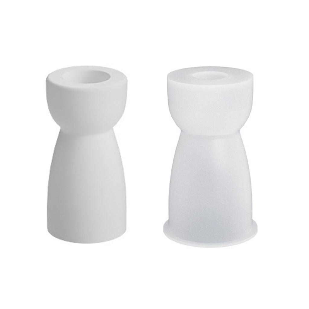 DIY Silikon Kerzenhalter Form Handgefertigt Halbkreis Geometrisch Kerzenständer Form für Teelichter Wachsbecher für Segnungszeremonie