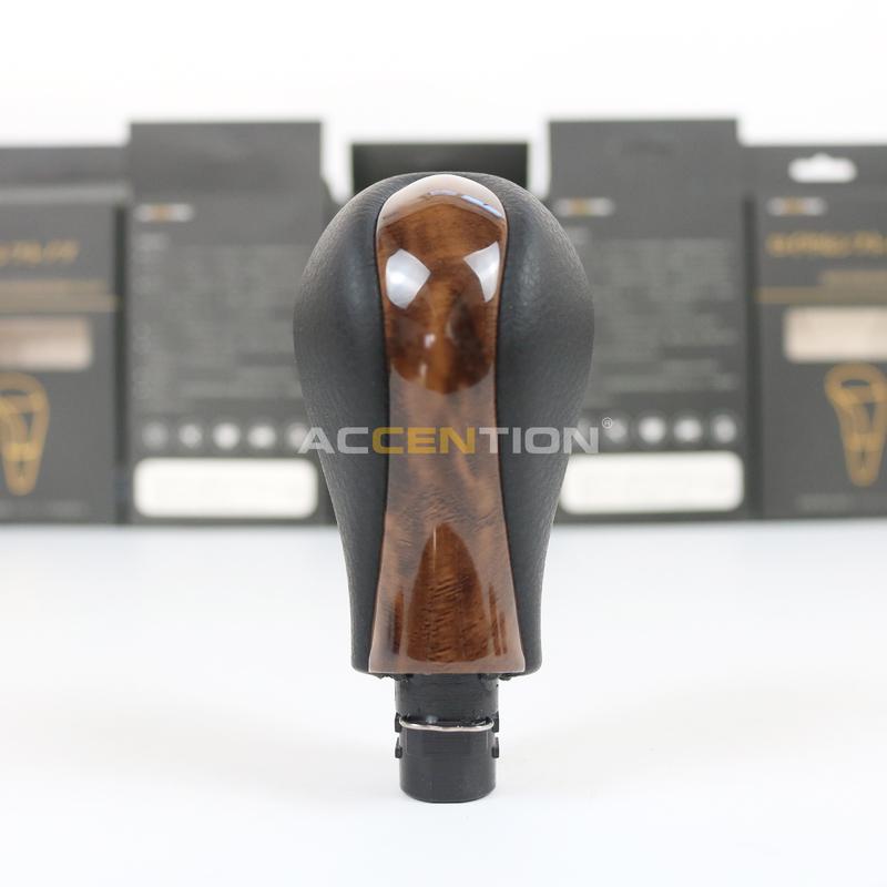 Black Leather Gear Shift Knob For Infiniti Q50 Q50L 2014 2015 2016 2017