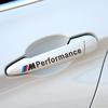 4pcs Car Door Handle Transparent 3D Stickers For BMW M M3 M4 M5 E39 E60 E90 E46 E36 X1 X5 X3 X7 X6 F10 F20 F30 G20 G30 Performance