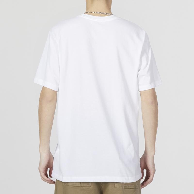Nike Dri-Fit Cartoon Alphabet Print Humorous Sports Casual Crew Neck Short Sleeve Drop Shoulder T-Shirt Men Tops White DZ2744-100