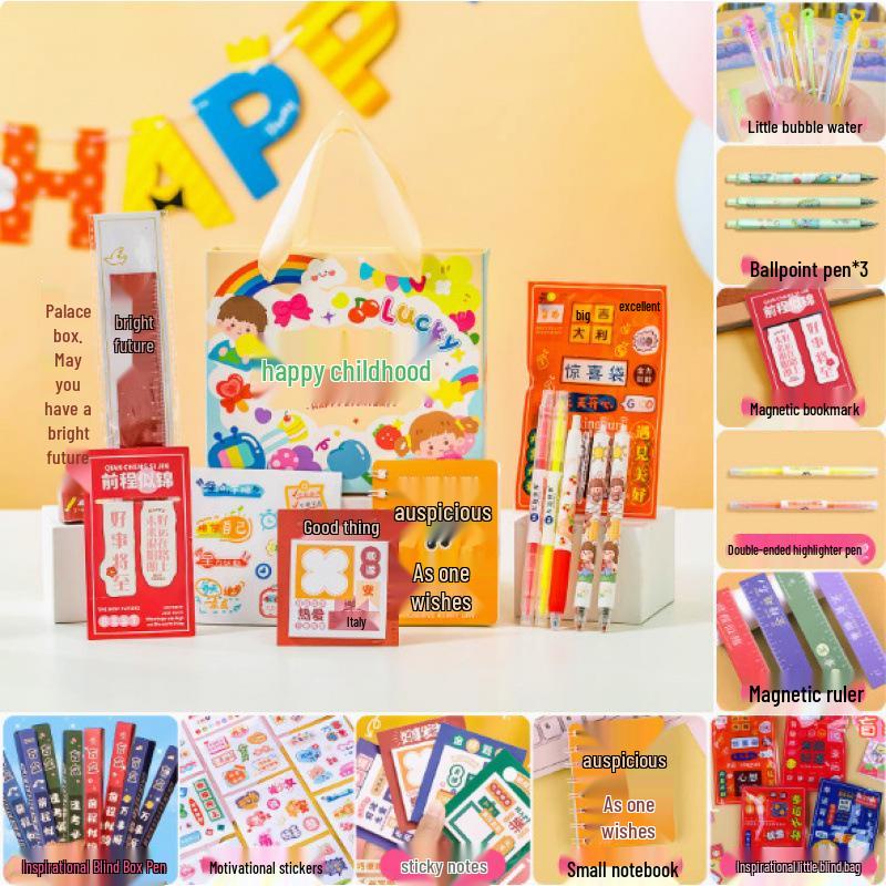 Capybara Schreibwaren Geschenkbox für Kinder: Perfekt für den Kindergarten, den Kindertag oder den Geburtstag - Ideales Geschenk für das Lernen und die Kreativität von Mädchen.