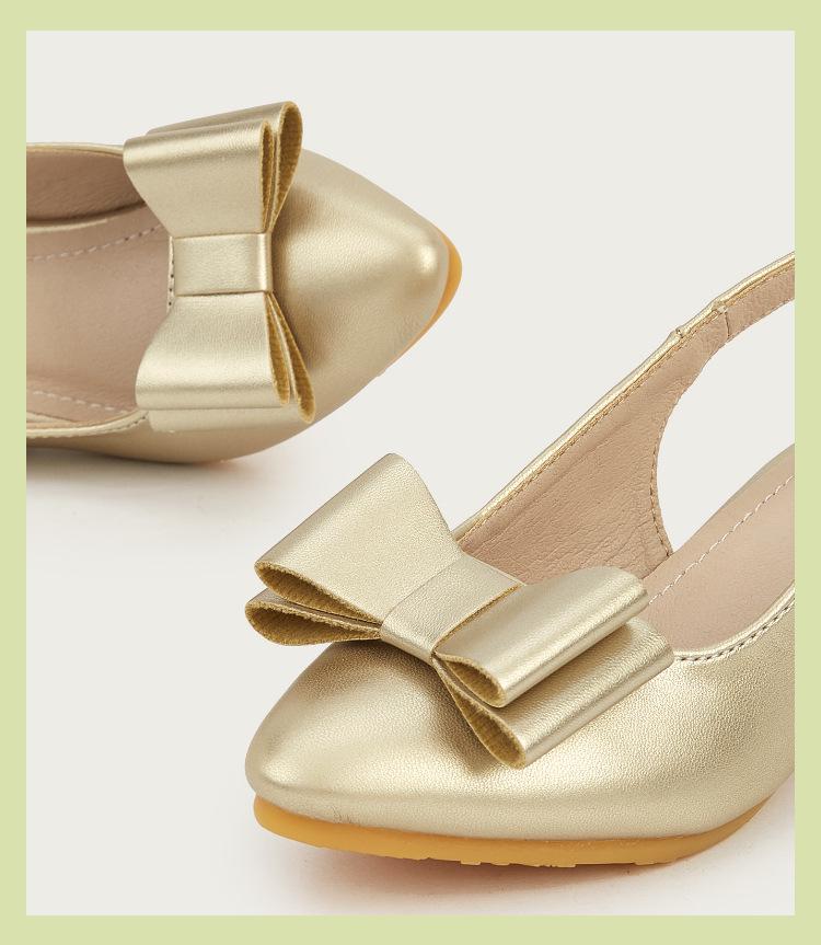 2025 Winter Girls' Versatile Fashion Shoes: High Heel and Bow Flats