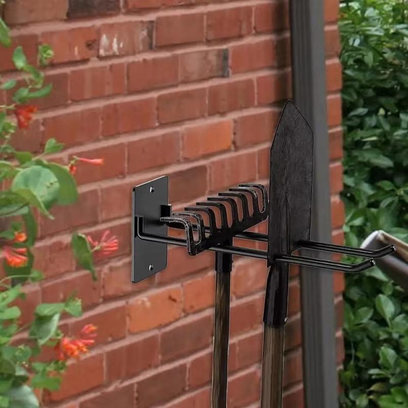 1-3 Stück Werkzeugaufbewahrungssystem Haken Besen Spaten Aufbewahrung Eisen Schaufel Gartenzubehör Einfach zu installieren Wandmontierte Aufbewahrungsregale