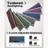 Ultra-thin Backlit Wireless Keyboard & Mouse Set - 2.4G Rechargeable Bluetooth for Office Use