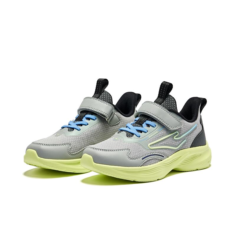 Hongxing Erke Lightweight Cushioning Kids Running Shoes Kids sneaker Circulating-Gray Carbon-Gray 65124303005-102