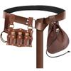 Renaissances Vikinges Costume Accessories,Medieval Pirate Pu Belt Cork Bottles Halloween Renaissances Cosplay Costume
