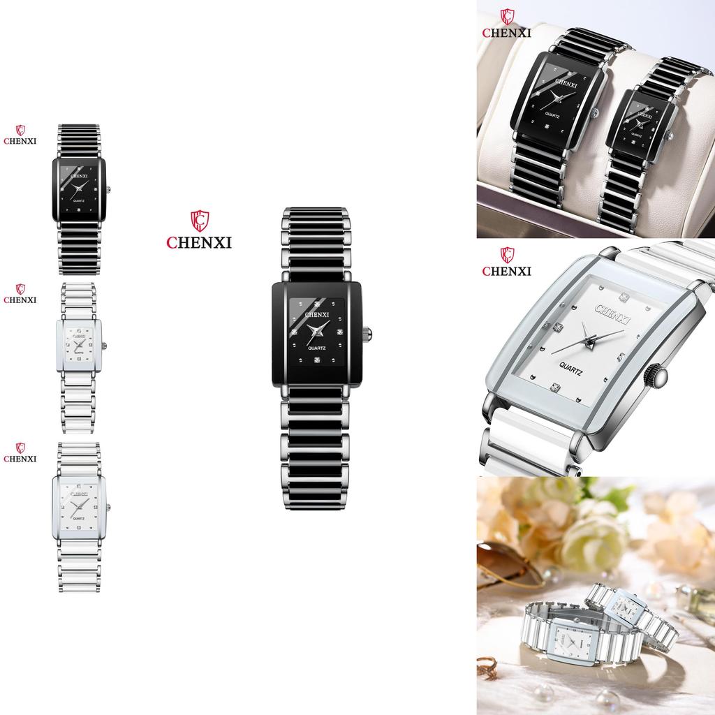 Chenxi Trendig Fyrkantig Parur Grossist Keramisk Gränsöverskridande Utrikeshandel Kvartsur