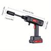 EAFC Cordless High Pressure Car Cleaning Machine, Portable Power Cleaner High Pressure Washer, Portable Car Wash Water Gun Cleaning Kit