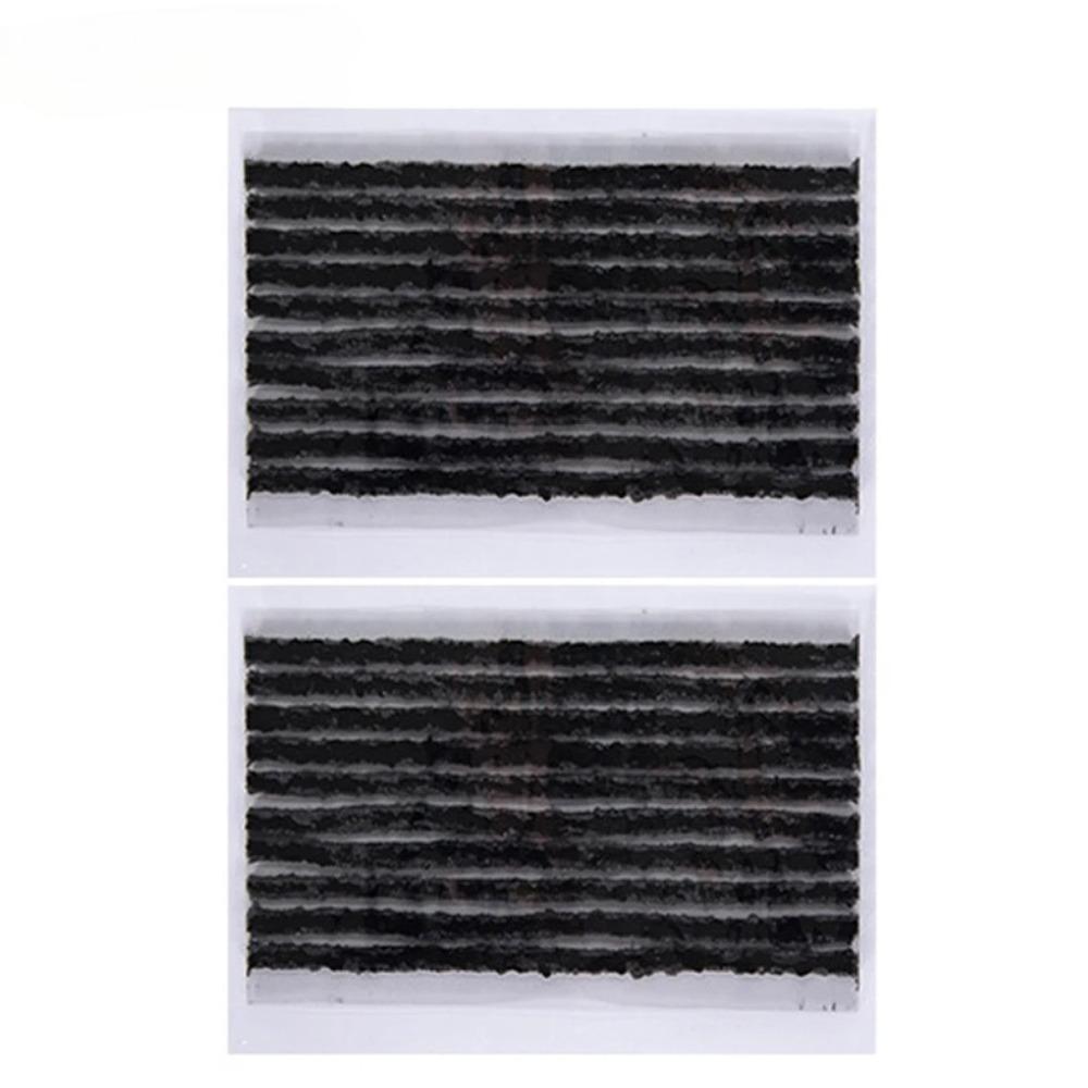 50pcs Tubeless Tire Repair Strips – Rubber Plug Cords for Puncture Fix, Uses for Car Bike Motorcycle Emergency Leak Sealing