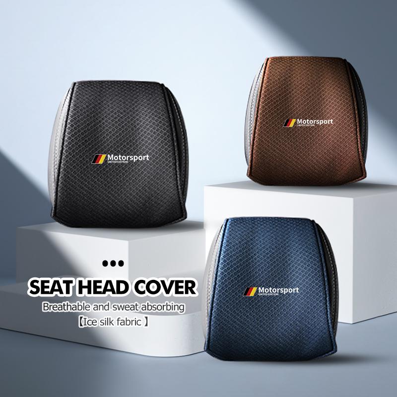 Car Seat Headrest Cover Cushion Neck Pillow Protector Pad For BMW E30 E34 E36 E39 E46 E52 E53 E60 E61 E62 E70 E71 E83