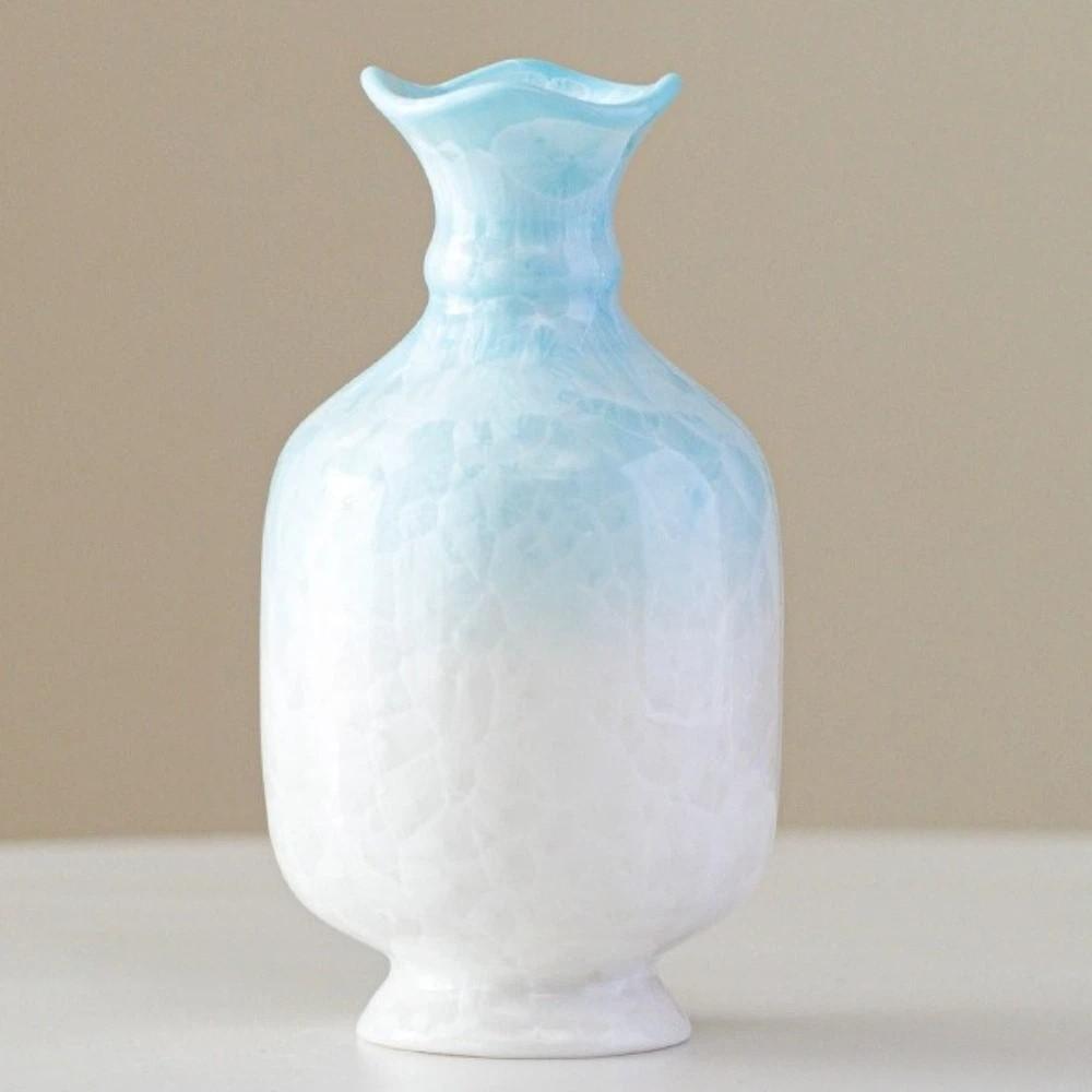 Gradient Glaze Ceramic Vase Modern Hydroponic Vase Creative Floral Bottle  Bedroom