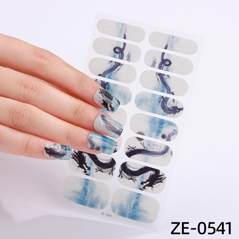 French Manicure Stickers Waterproof Nail Polish Film Nail Stickers