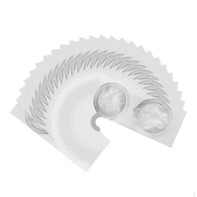 50 Stück Aluminiumfolien-Siegeldeckel Aufkleber Tragbar Einfach zu bedienen Professionell Selbstklebend
