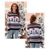 New Women's Jacquard Casual Sweater, Lazy Sweater, Christmas Autumn/Winter Women's Knitted Sweater Ropa Mujer Tendencia