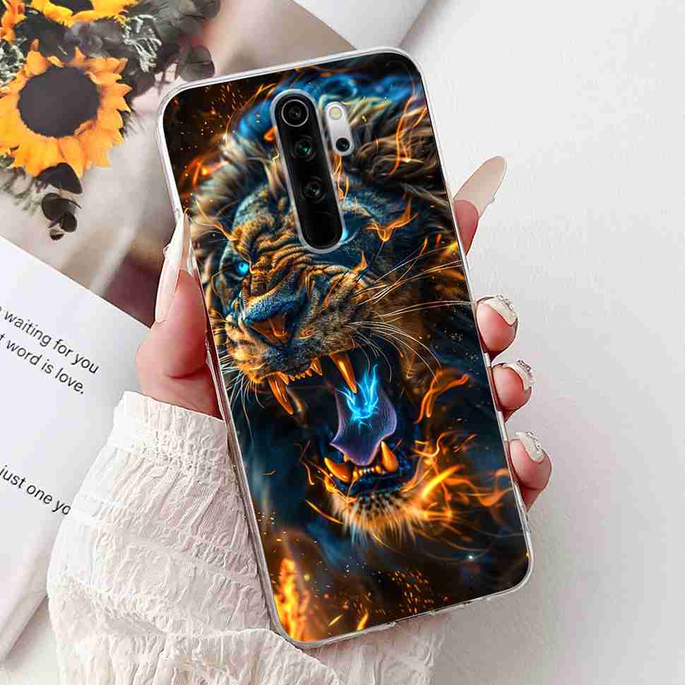 For Xiaomi Redmi Note 8 Pro 6.53" Case Luxury Flower Bow Soft Silicone TPU Cover For Redmi Note8 Pro note 8pro Shockproof Shell