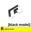 Metal Logo R Emblem Letters Car Front Grille Badge Rear Trunk Sticker For Volkswagen GolfR Tiguan Tiguan Allspace Passat Variant zqs054