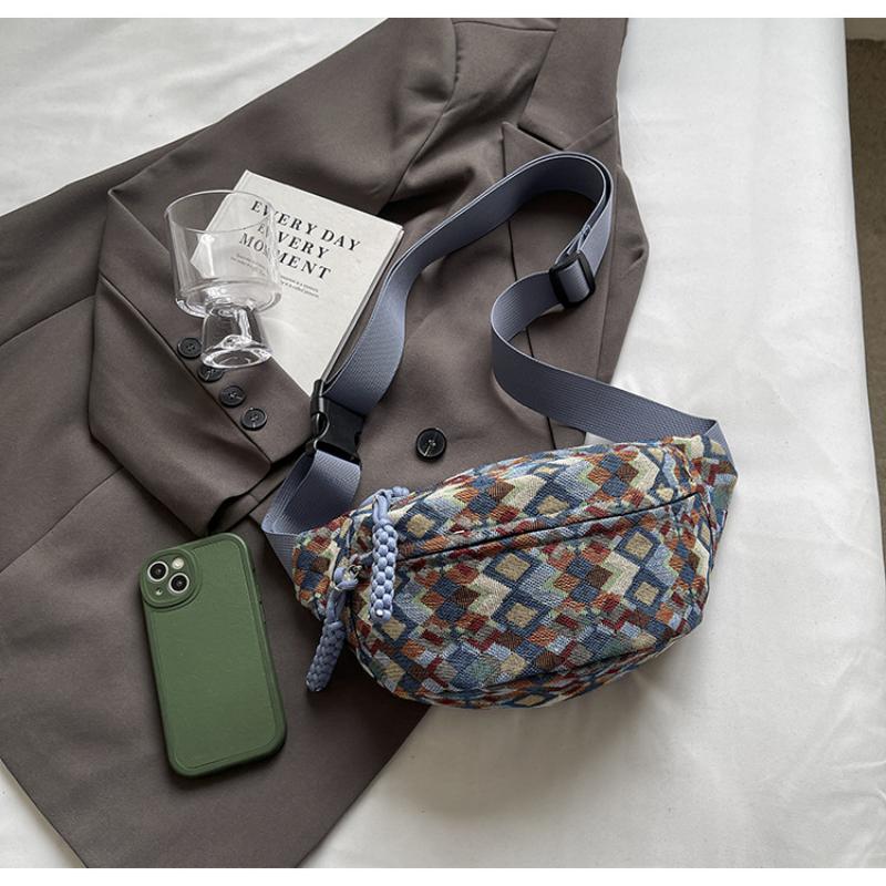 Bohemia Belt Waist Bags For Women Fashion Fanny Pack Female Banana Waist Pack Hip Purse Shoulder Crossbody Chest Bag