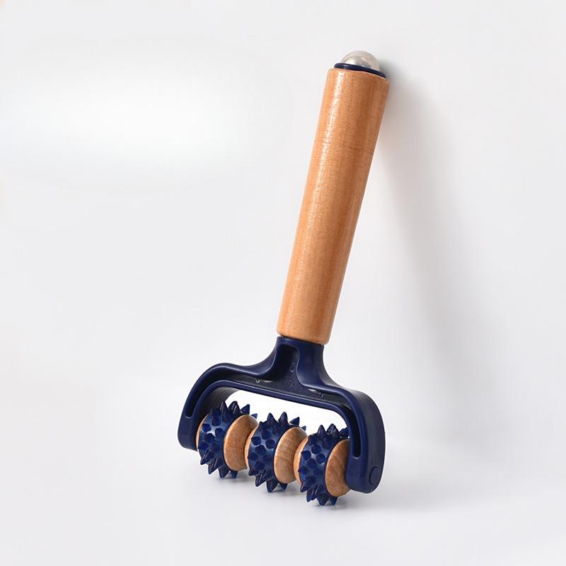 T-Shaped Massage Roller - Multifunctional Deep Tissue Massager for Face, Legs, Abdomen & Body, Portable for Travel/Home