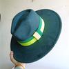 Elastisches Band Buntes Wildlederhut Herbst und Winter Damenfilzhut Breitkrempiger Hut Britischer Stil Retro Herrenhut Gorras Hombre