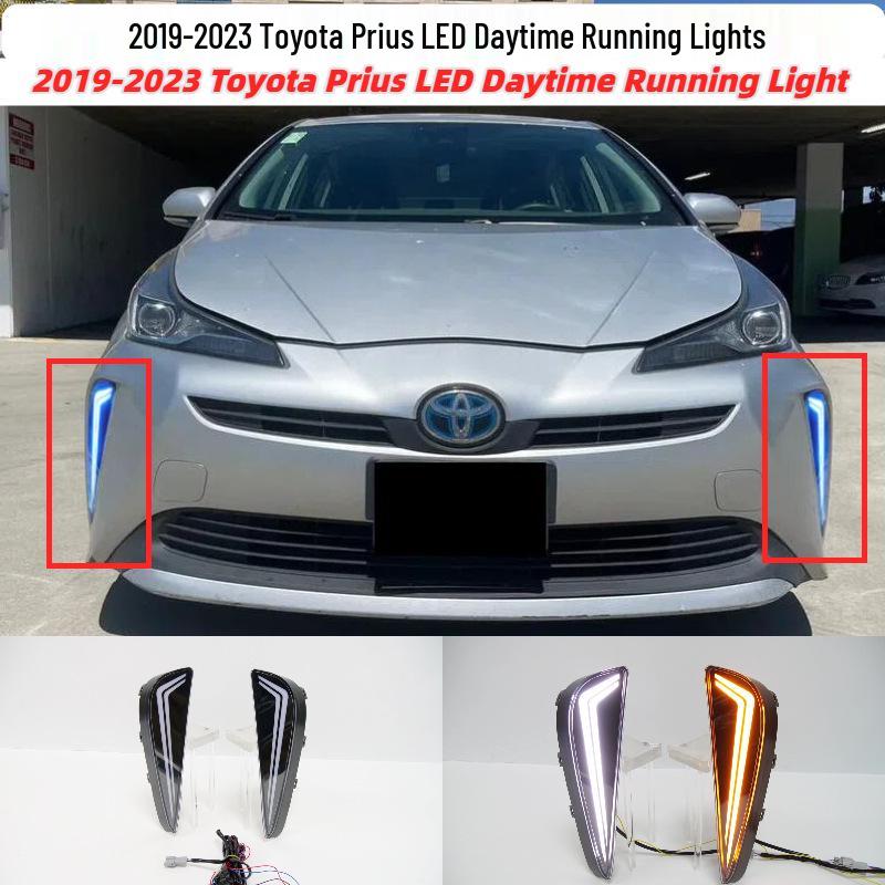 Flowing LED Daytime Running Lights for 2019-2023 Toyota Prius