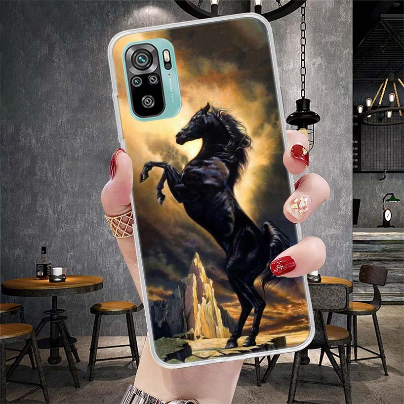 Horse Great Beauty Galloping Soft Phone Case For Xiaomi Redmi Note 15 14 14S 13 12 Pro Plus 12S 11 11S 11E 10 10S 11T 5G Fundas