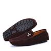 Fashion Wine Red Loafers High Quality Men Casual Flat Light Fashion Trend Moccasins Slip On Driving Shoes Genuine Leather Big Size 38-49