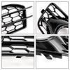 Honeycomb Front Bumper Fog Light Grill Cover 8P0807682 8P0807681 Fit for A3 8P S-Line 2009-2012