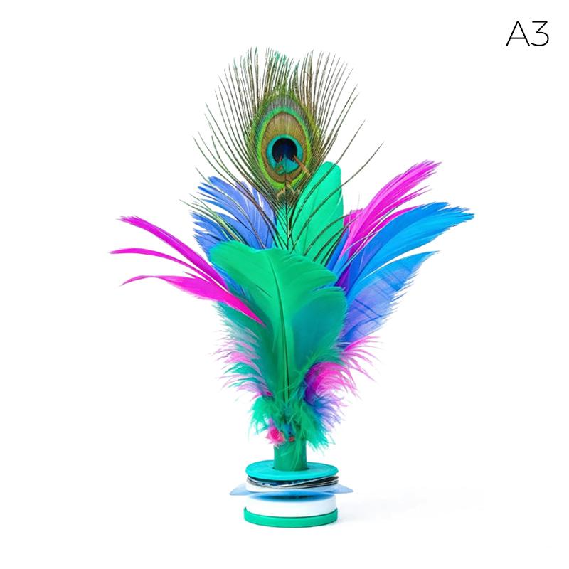 Colorful Traditional Chinese Jianzi Soft Feather Kick Shuttlecock for Travel Camping Outdoor Leisure Activity All Age Groups