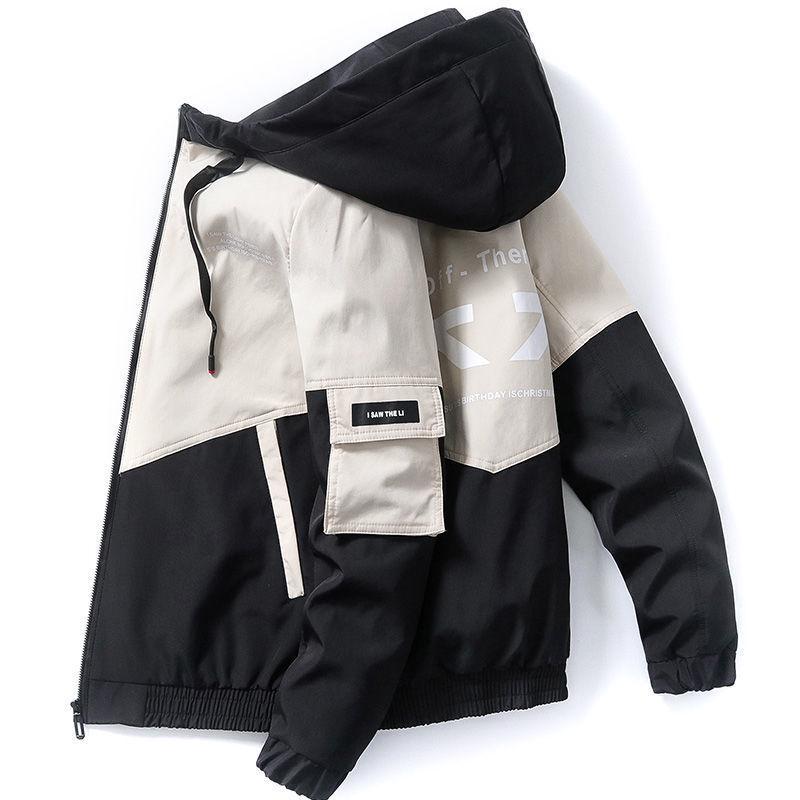 Men's Trendy Korean Style Jacket - Versatile Spring & Autumn Coat for Teens