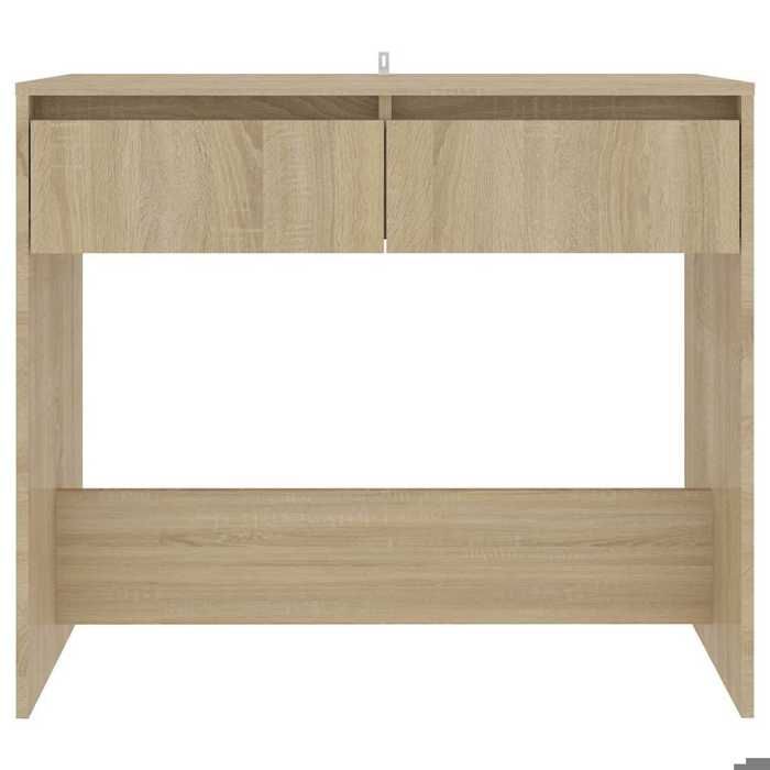 Maison Exclusive - Table console chêne sonoma 89x41x76,5 cm bois d'ingénierie