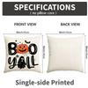1/4 Piece Halloween Happy Pillow Cover, Horror Ghost, Bat Print Cushion Cover, Mischief or Trick On Halloween Sofa Cushion Cover