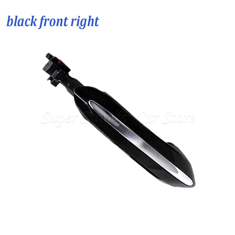 For BMW F01 F03 F04 F07 F10 F06 F11 Front / Rear Left / Right Pearl White Door Handle Keyless Go 51217231932 51217231933