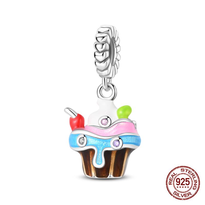 New 100% Copper Summer Coconut Beach Travel Ai Robot Charms Fit Originalbracelet Diy Jewelry Making Women Gift