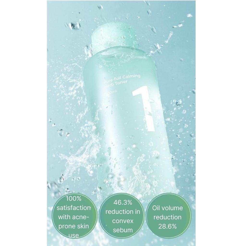 NUMBUZIN No.1 Pure-Full Łagodzący Tonik Ziołowy 300ml