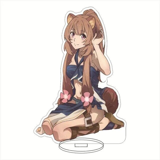 Anime Figures Raphtalia Filo Amaki Ren Action Cosplay Toys The Rising of The Shield Hero Acrylic Character Stand Model Dolls