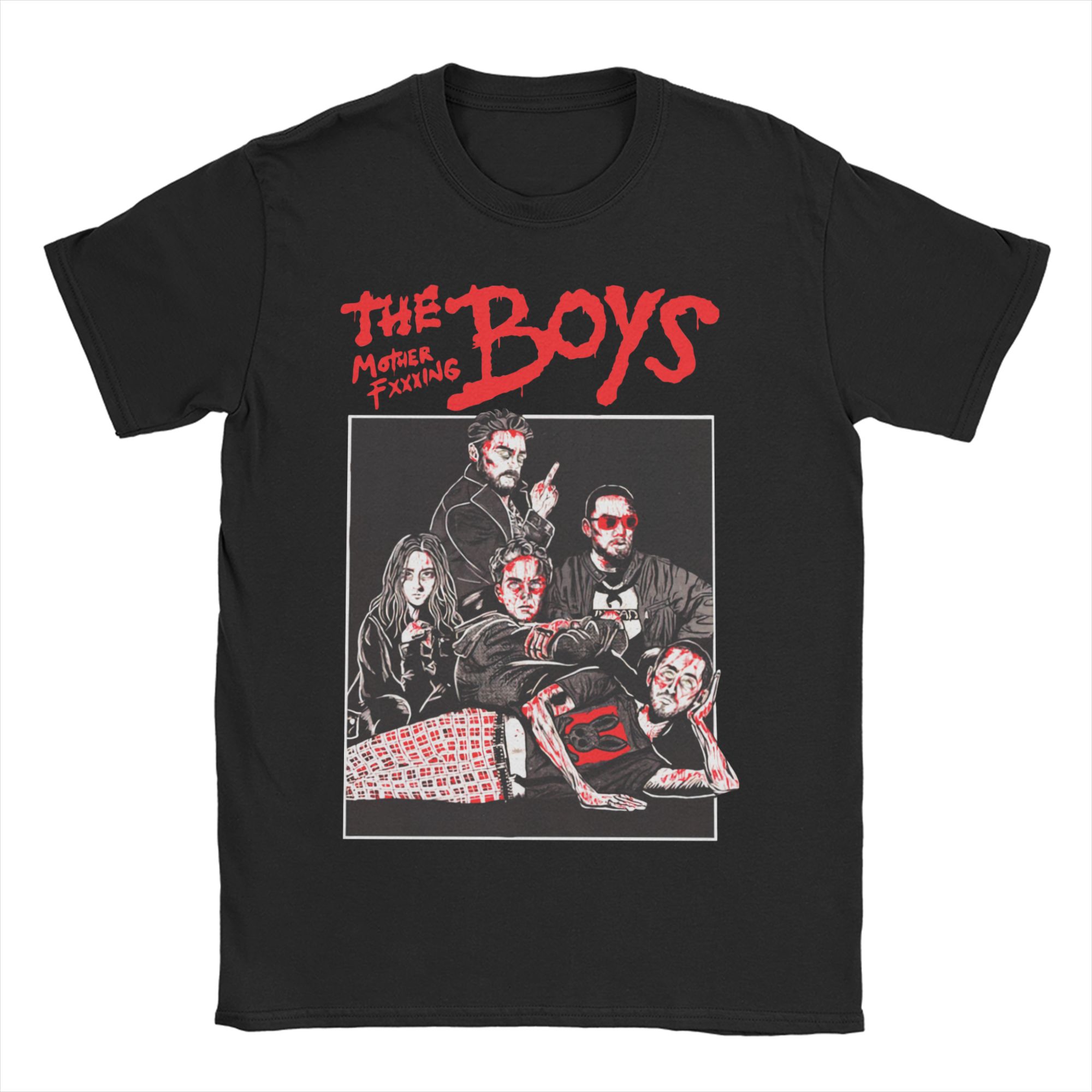 

The Boys for Unisex WOMEN T Shirts Vintage Tee Shirt Short Sleeve O Neck TShirts 100 Cotton Plus Size Tops S