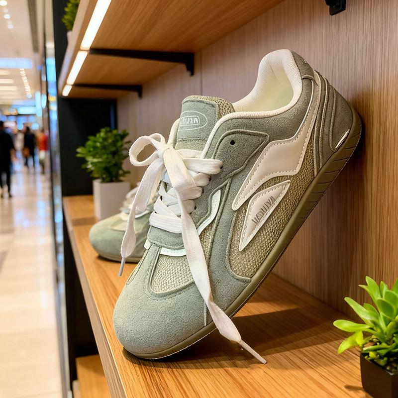 

Racing shoes Hong Kong style couple soft sole casual Forrest Gump shoes men s autumn red retro sports casual moral training shoes 44 зелёный